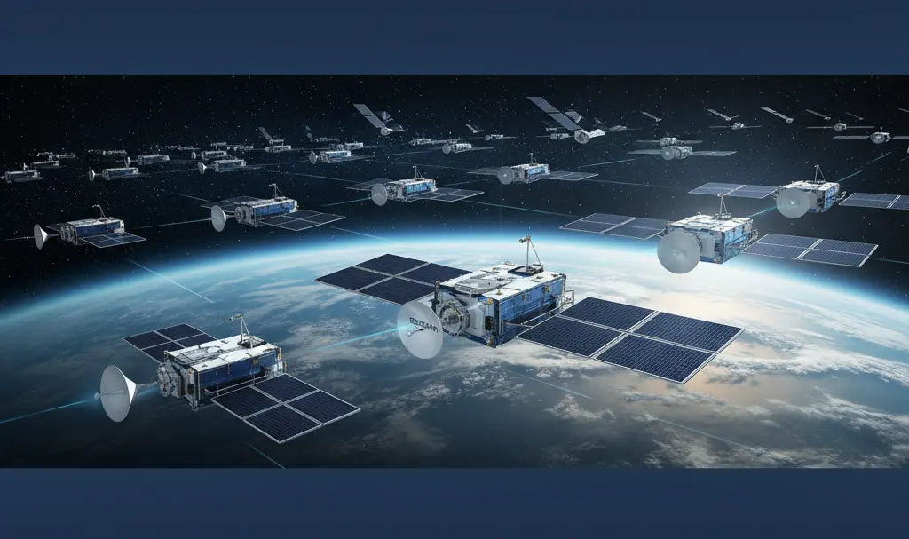 Image showing Amazon Project Kuiper vs SpaceX Starlink Satellite Competition