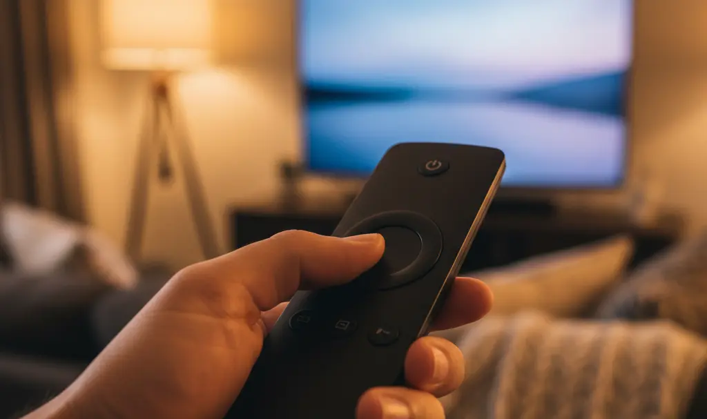 Image showing Smart TV Remote Power Button Reset