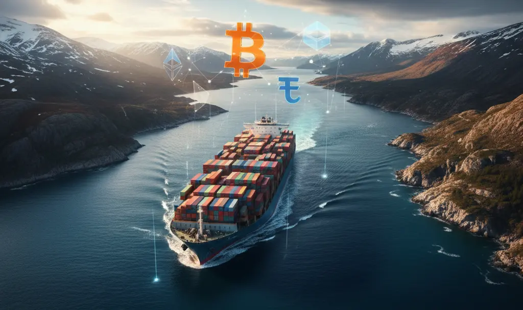 Image showing Strait of Hormuz Crypto Cyber Scam