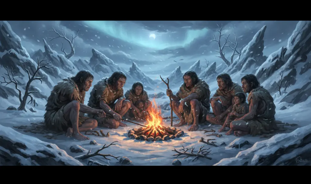 Image showing early-human-ancestors-pleistocene-survival-bottleneck