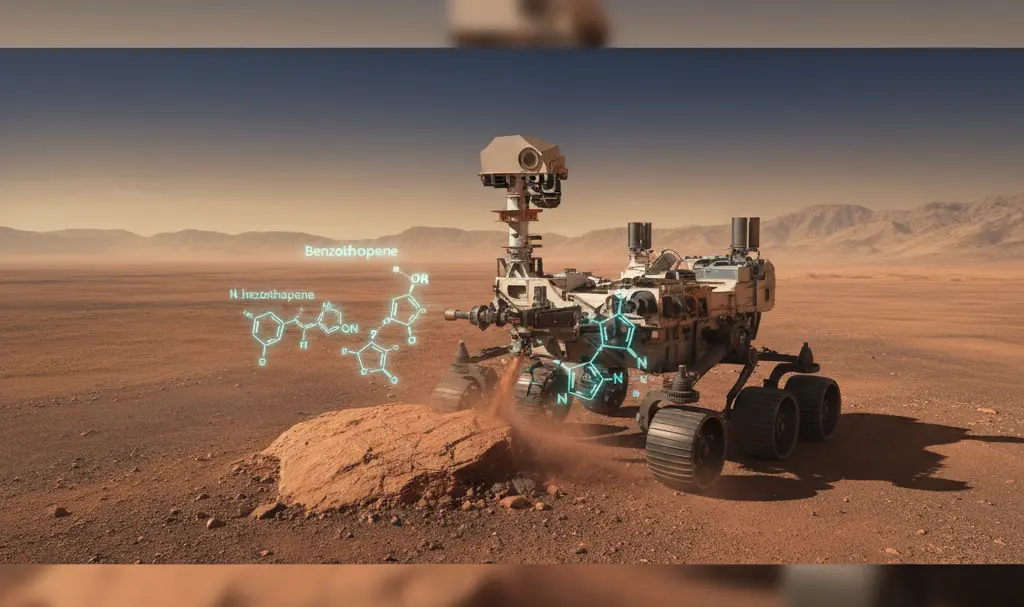 Image showing NASA Curiosity Rover Discovering Organic Molecules on Mars