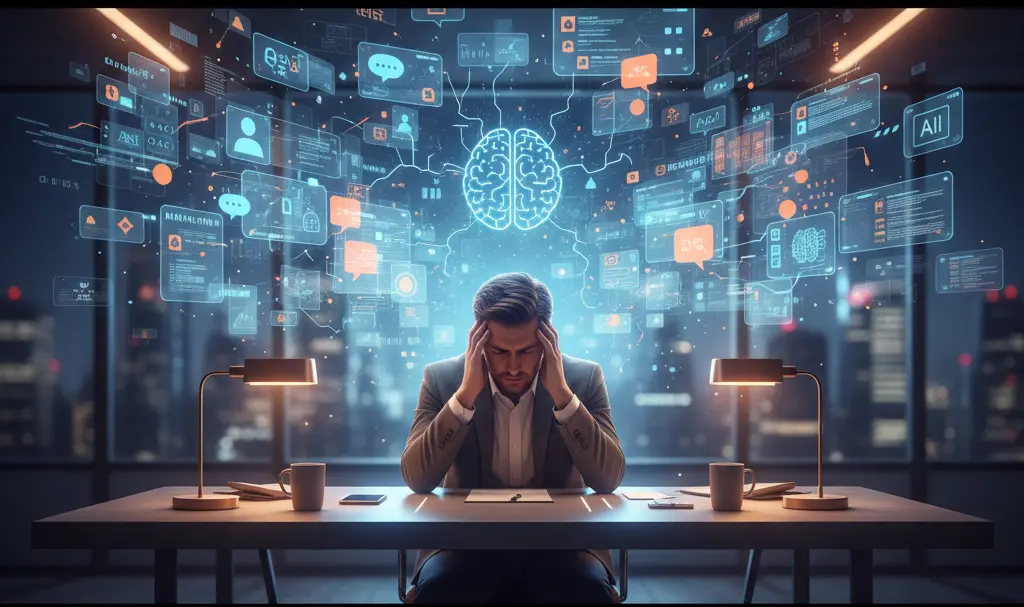 Image showing AI-Brain-Fry-Mental-Fatigue-Cognitive-Overload