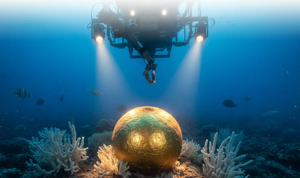 Image showing mysterious-golden-orb-deep-sea.jpg