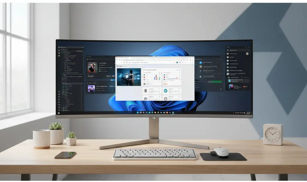 Image showing Windows 11 Classic Features Desktop