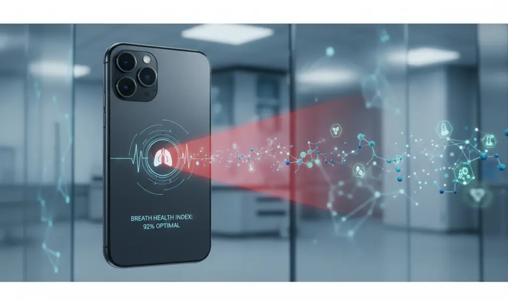 Image showing iPhone Breath Analysis Cholesterol Sensor