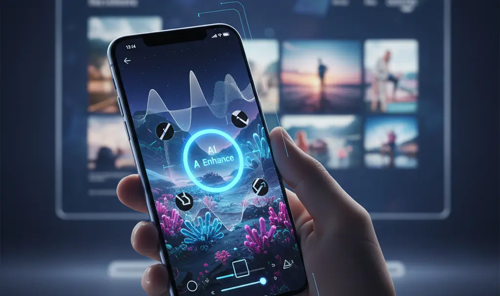 Image showing AI Enhance Google Photos Interface