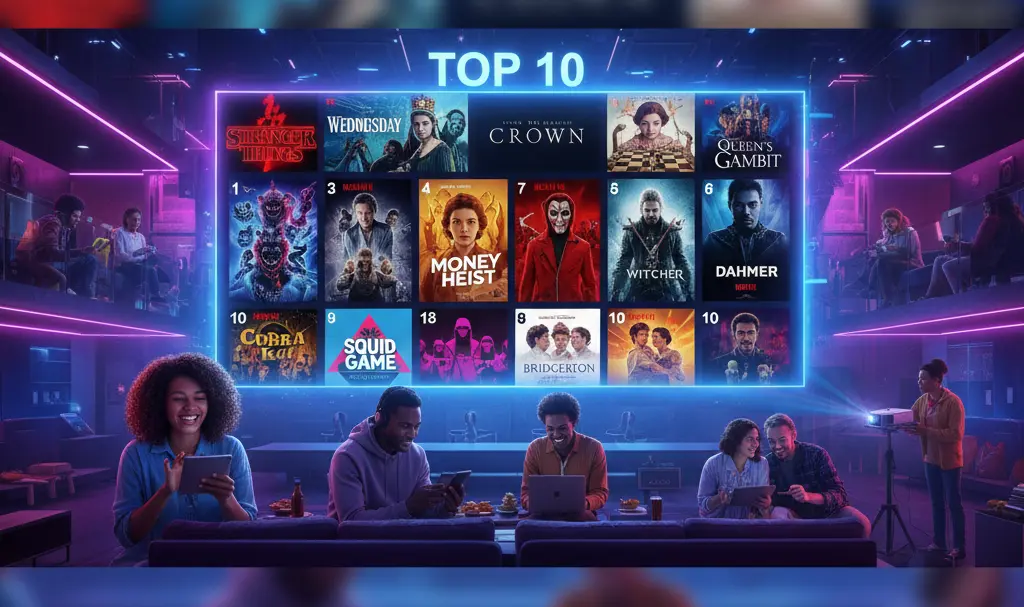 Image showing Netflix Top 10 Trending Content