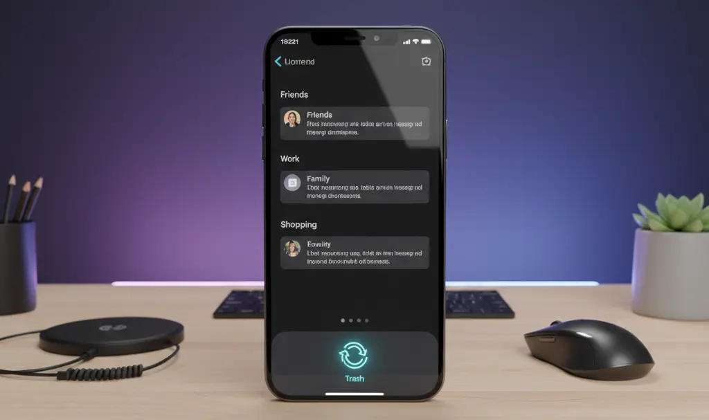 Image showing google-messages-trash-feature