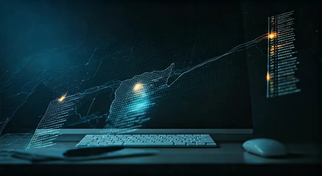 Image showing Digital surveillance and AI data collection