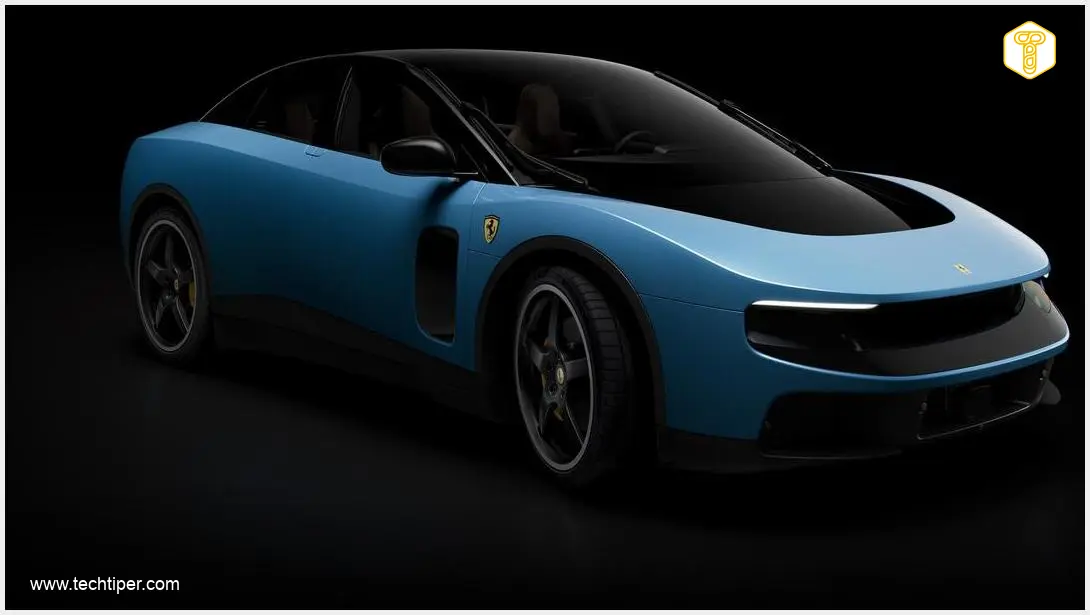Image showing Ferrari Luce Electric Car Cockpit