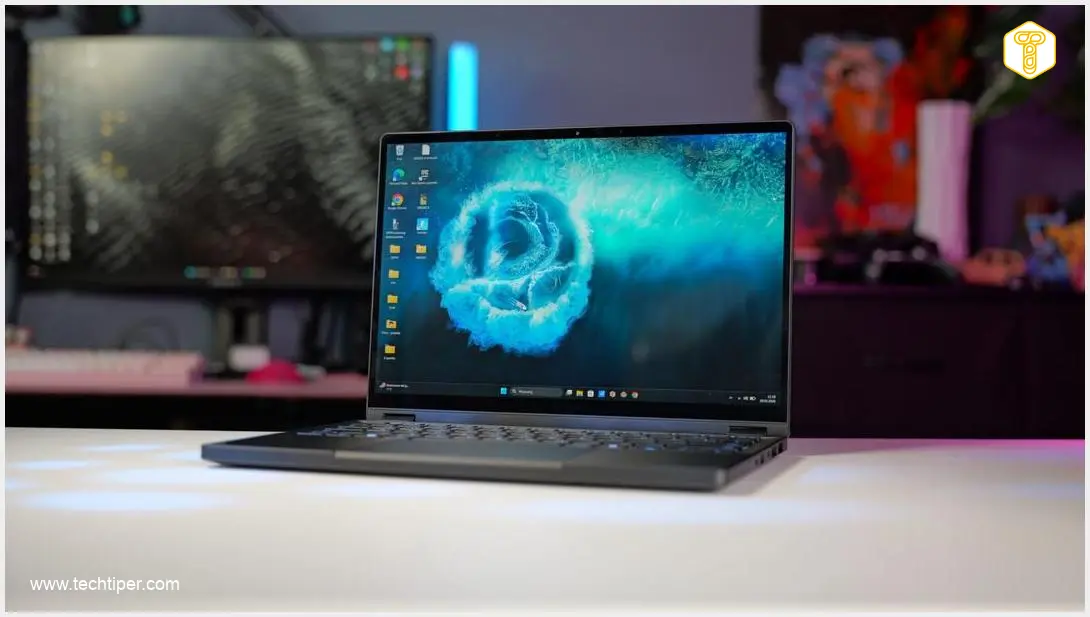 Image showing ASUS ProArt PX13 laptop in a travel setting
