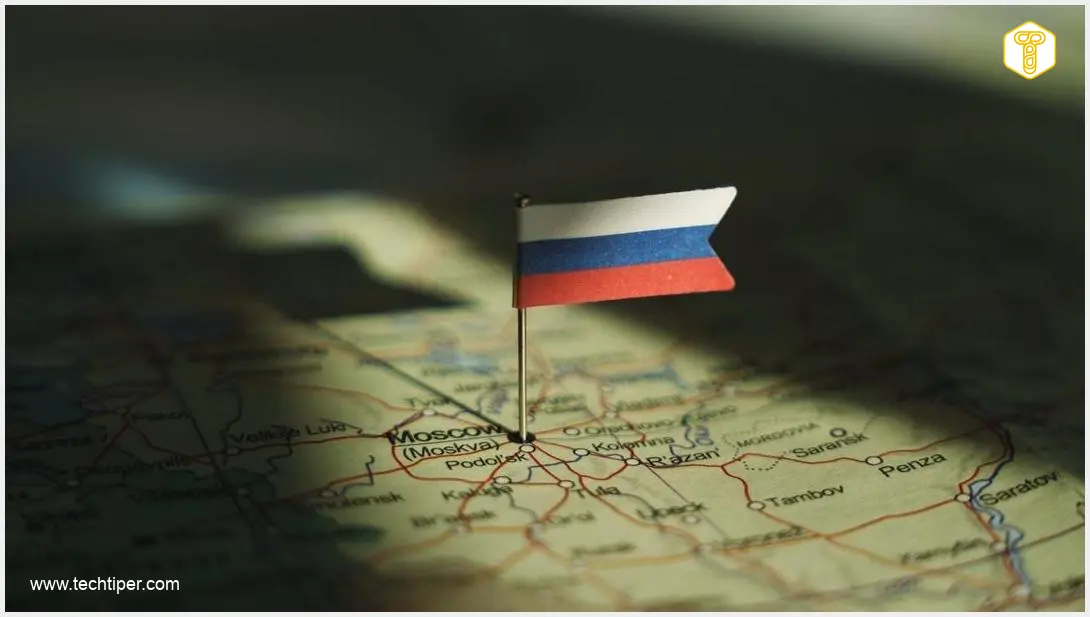 Image showing Russian Ruble Under Pressure