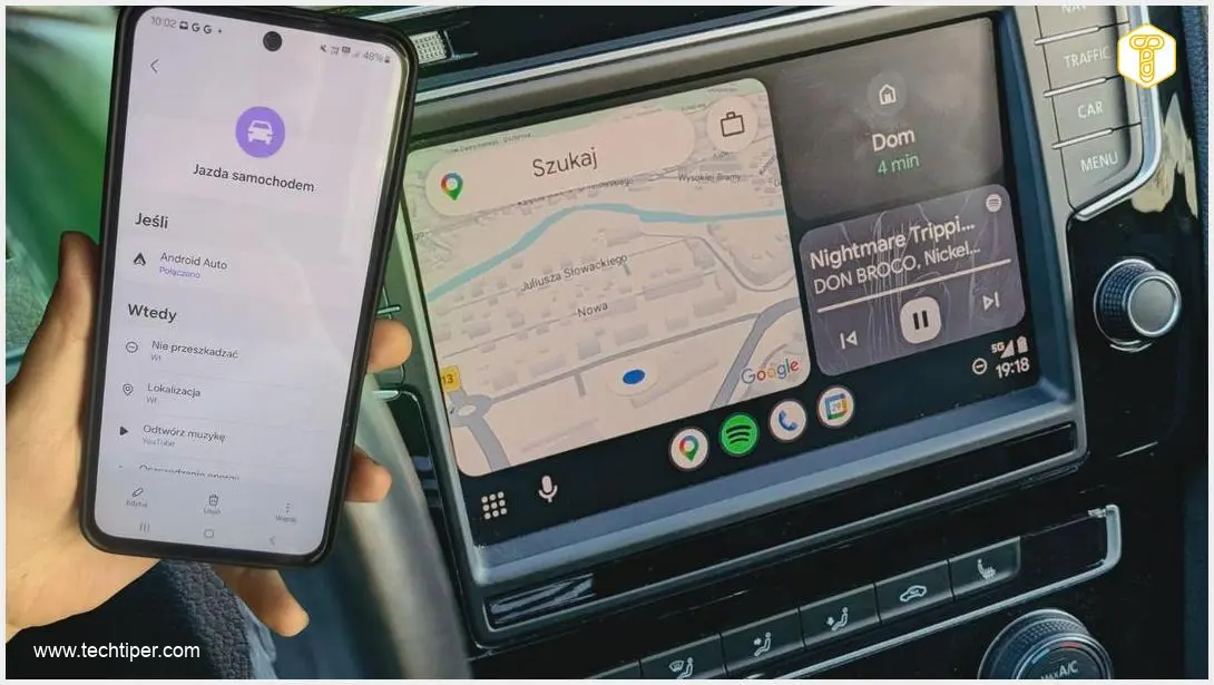 Image showing Smartphone driving mode automation
