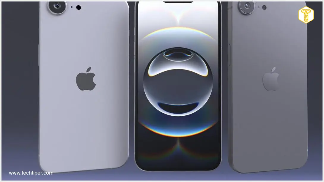 Image showing iPhone 11 Pro showing settings with an iOS 18 logo in the background