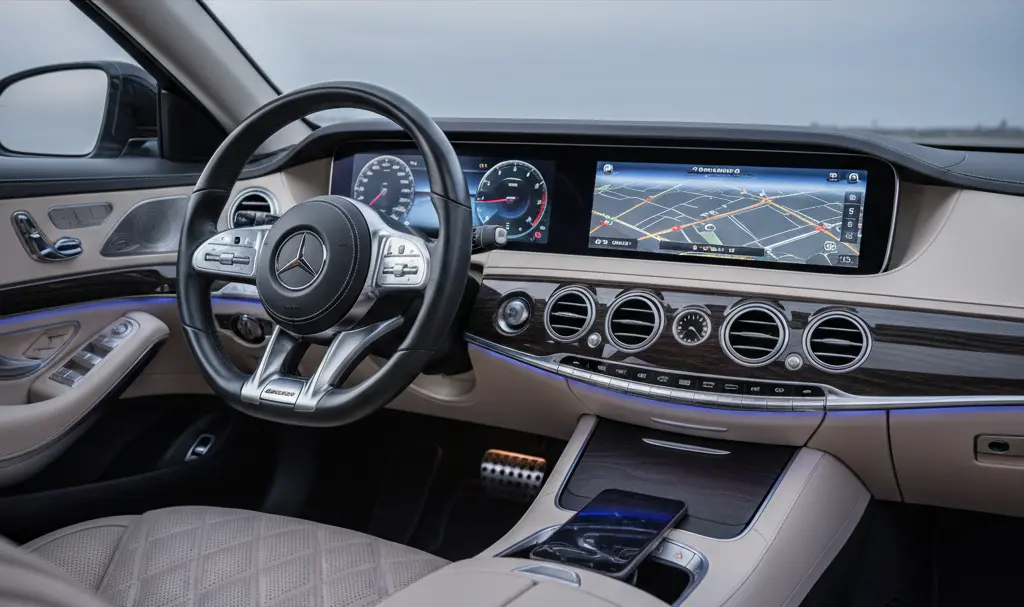 Image showing mercedes-benz-interior-physical-buttons