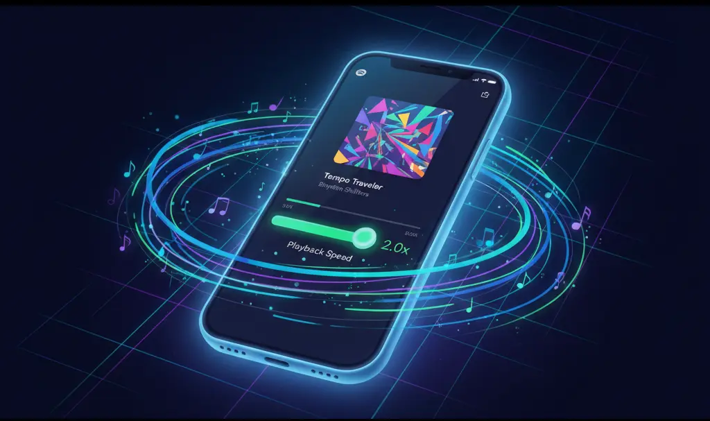 Image showing Spotify Playback Speed Control Concept