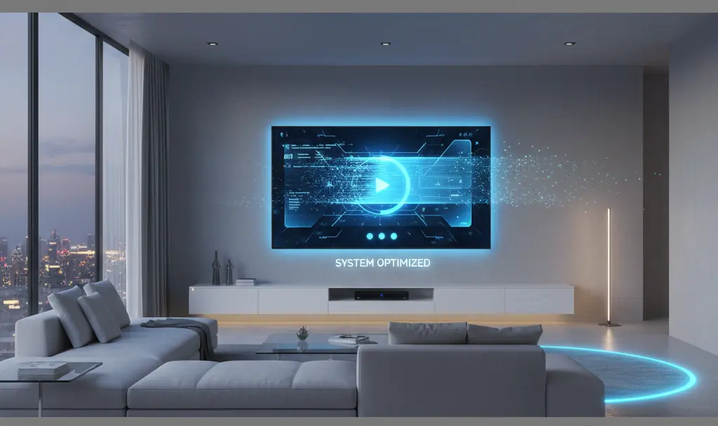 Image showing Smart TV cache cleaning optimization