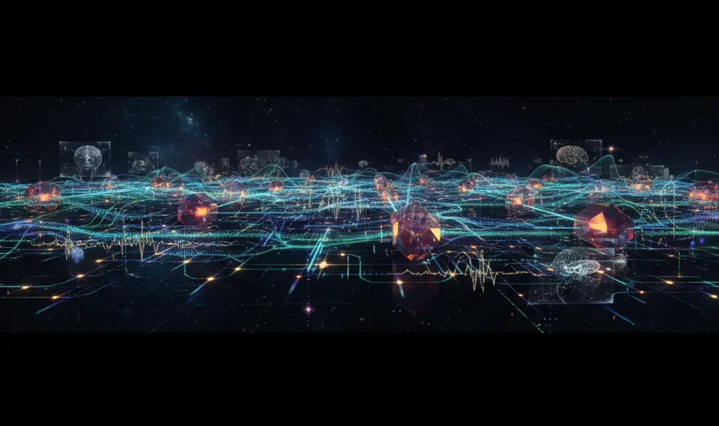 Image showing artificial-intelligence-global-internet-network