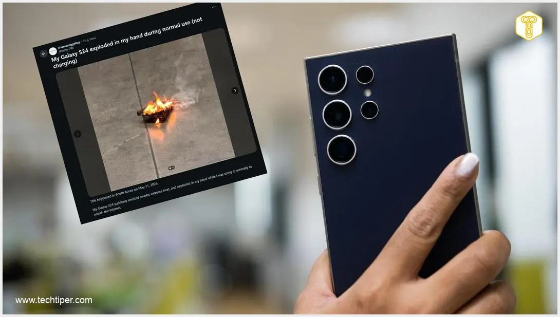 Image showing galaxy-s24-battery-explosion-report