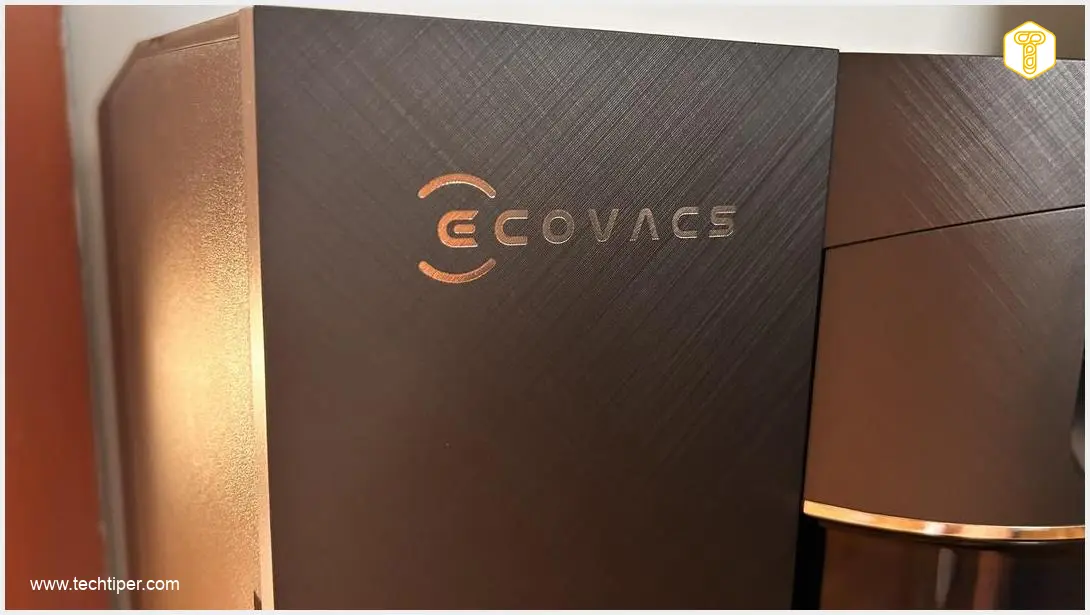 Image showing ECOVACS DEEBOT X12 OmniCyclone in a modern living room.