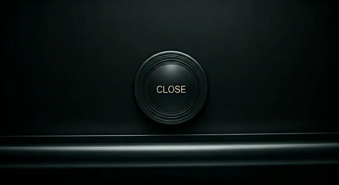 Image showing Elevator Door Close Button Panel