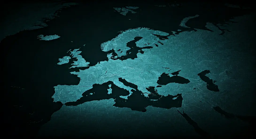 Image showing Europe 2031 AI future vision