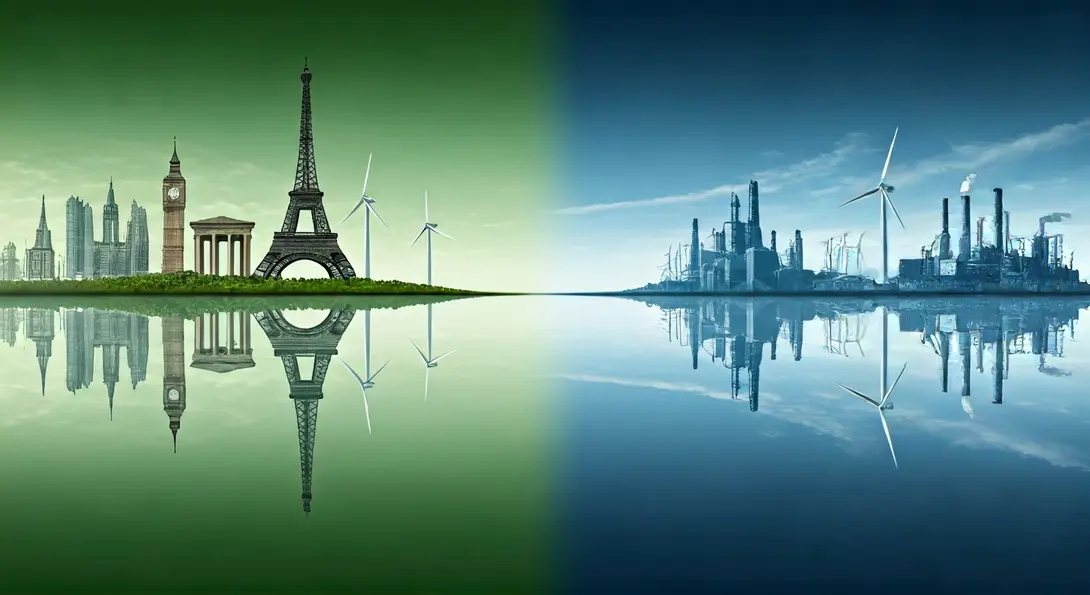 Image showing Europe China Renewable Energy Dependency