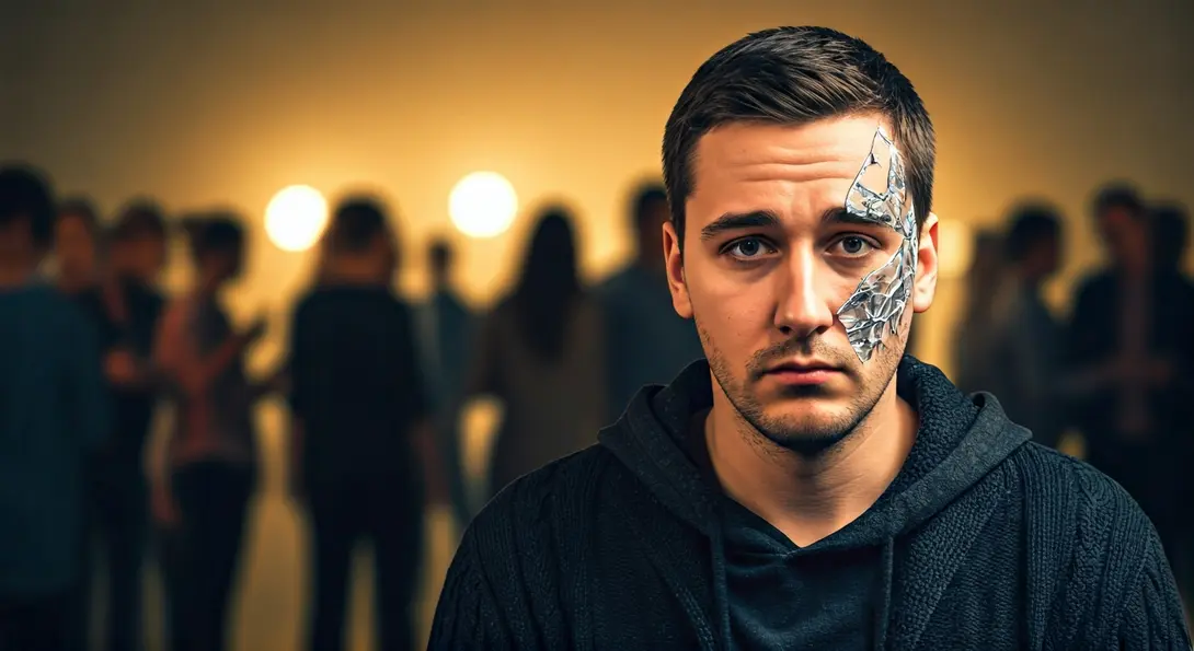 Image showing Hidden Emotions Social Mask