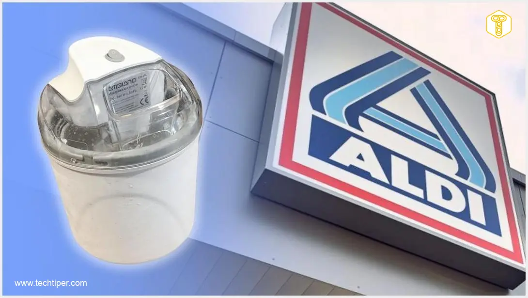 Image showing Aldi Ambiano Ice Cream Maker