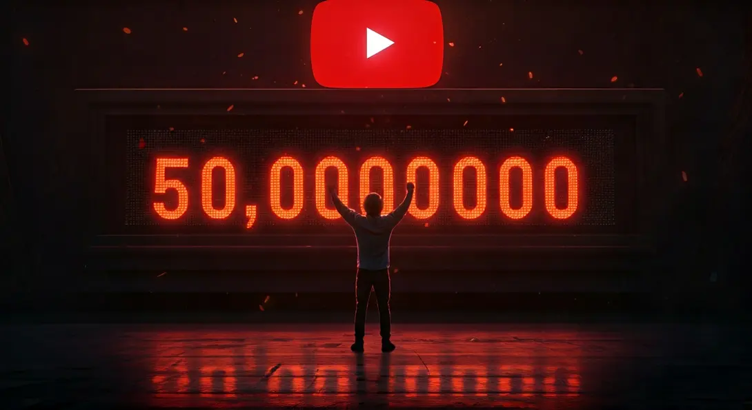 Image showing MrBeast 500 Million Subscribers Milestone