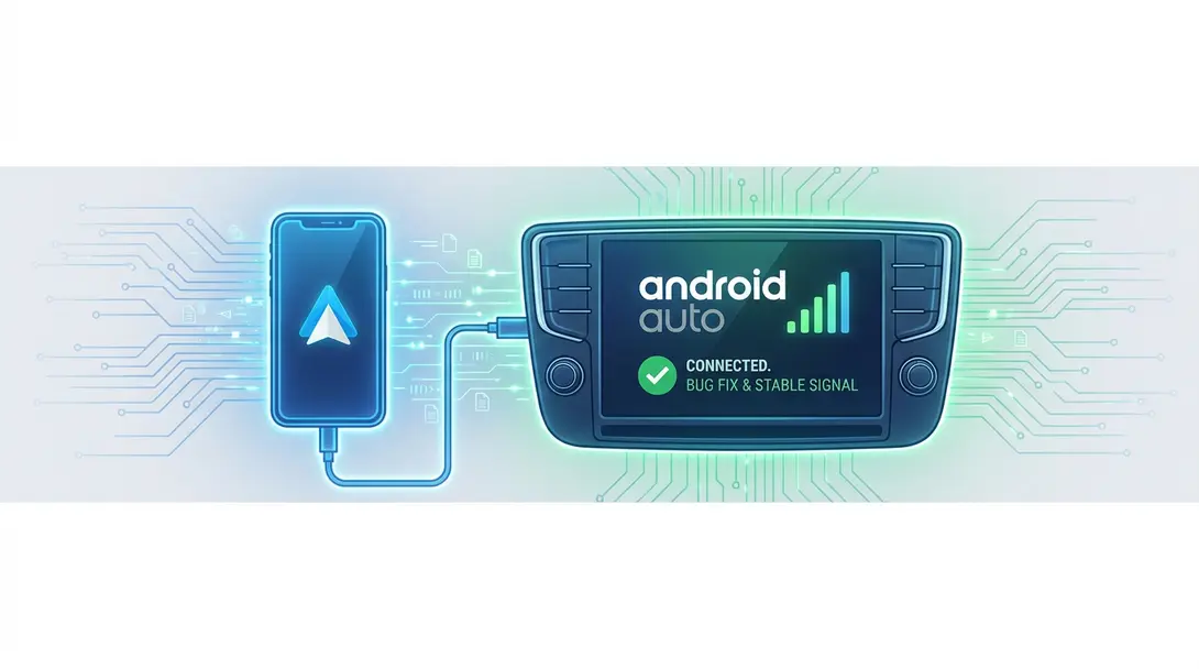 Image showing Android Auto connectivity fix