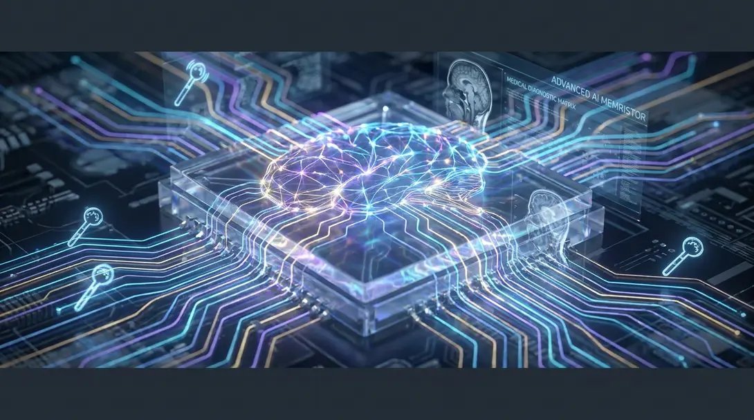 Image showing Chinese Memristor Chip for Medical AI