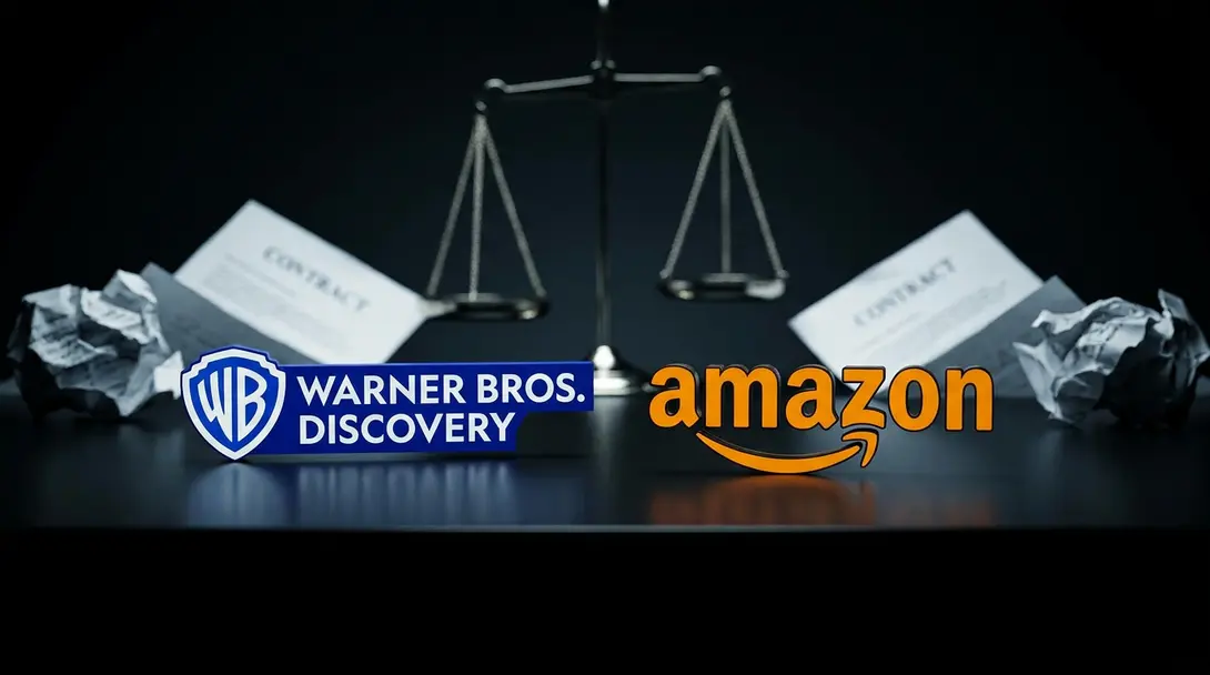 Image showing Corporate Legal Battle: Warner Bros. vs. Amazon