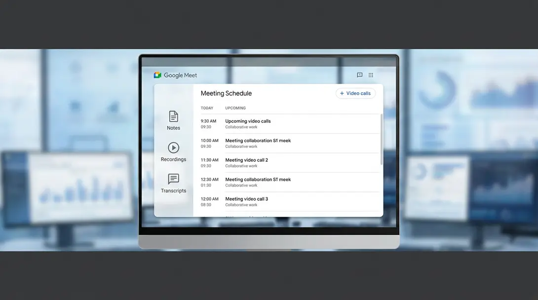 Image showing Google Meet Desktop Interface Redesign
