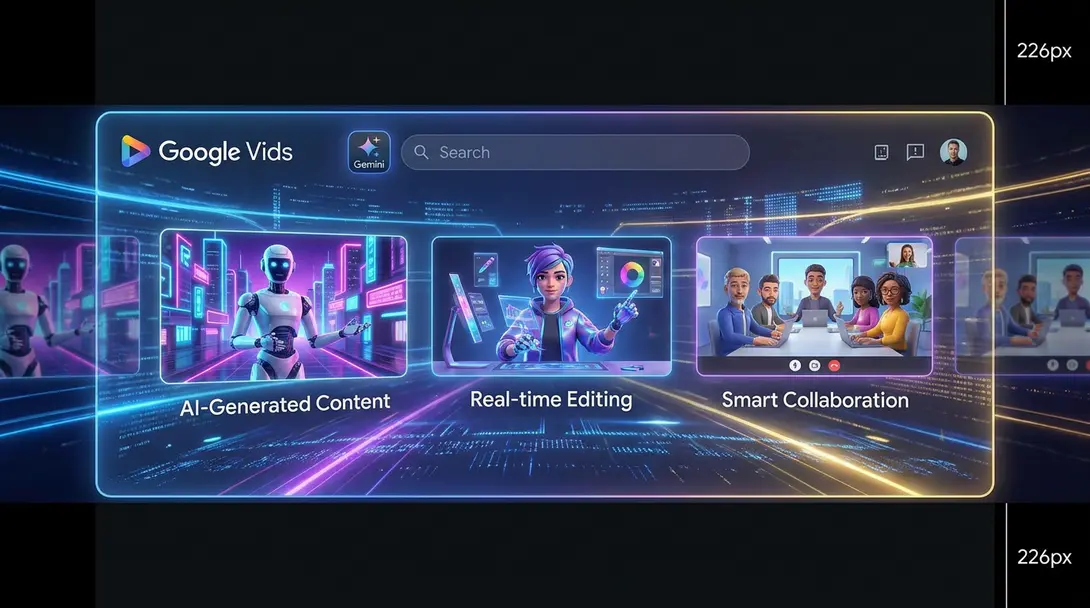 Image showing Google Vids AI Video Production