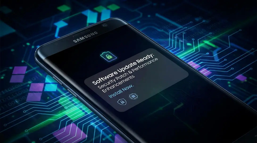 Image showing Samsung Phone Update Security