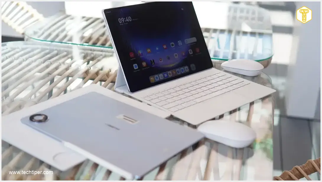 Image showing Huawei MatePad Air Pro Max tablets with stylus