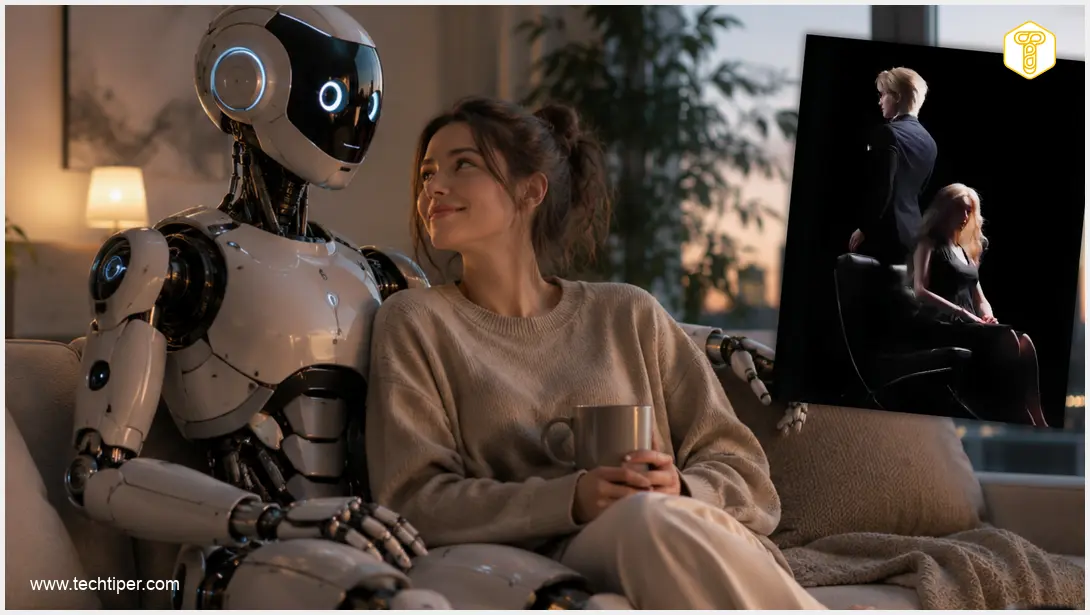 Image showing Hyper-realistic companion humanoid robot