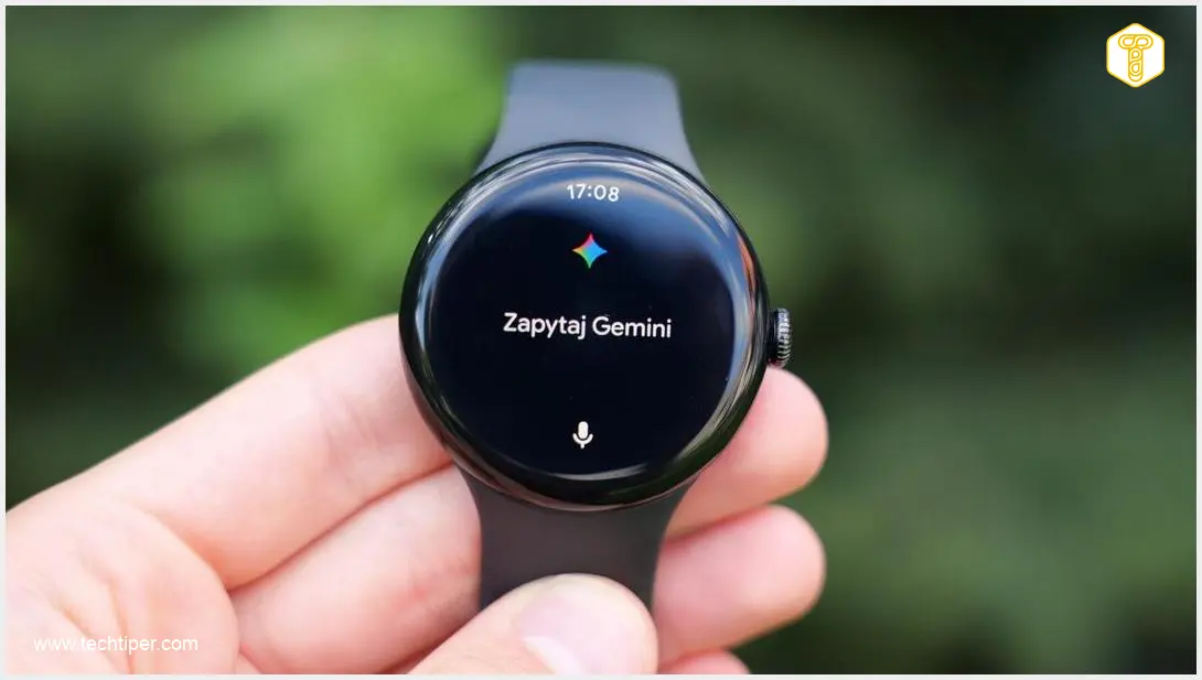 Image showing Gemini Glow Overlay on Wear OS Smartwatch