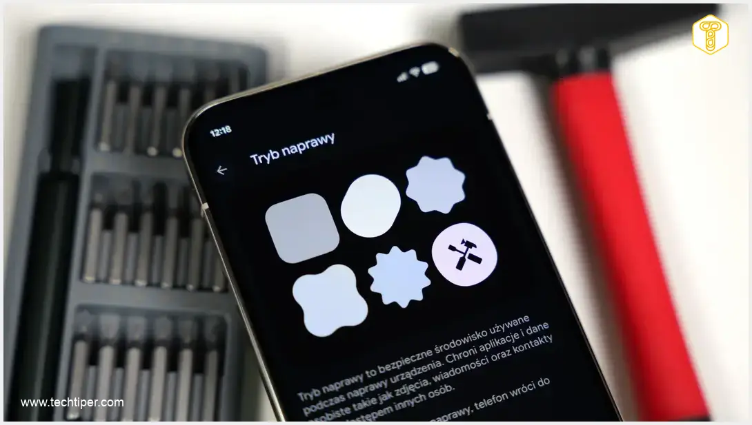 Image showing Google Pixel smartphone with touch screen issues