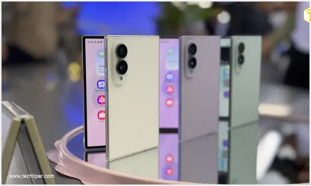 Image showing Samsung Galaxy Z Fold8 on a minimalist surface