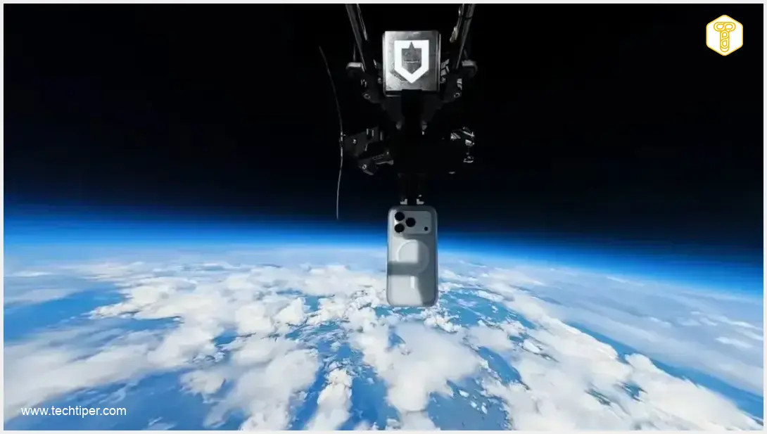 Image showing RHINOSHIELD AirX Case Stratospheric Drop Test Screenshot