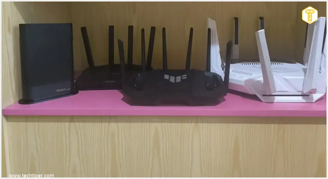 Image showing Futuristic Wi-Fi 7 Router High-Speed Network