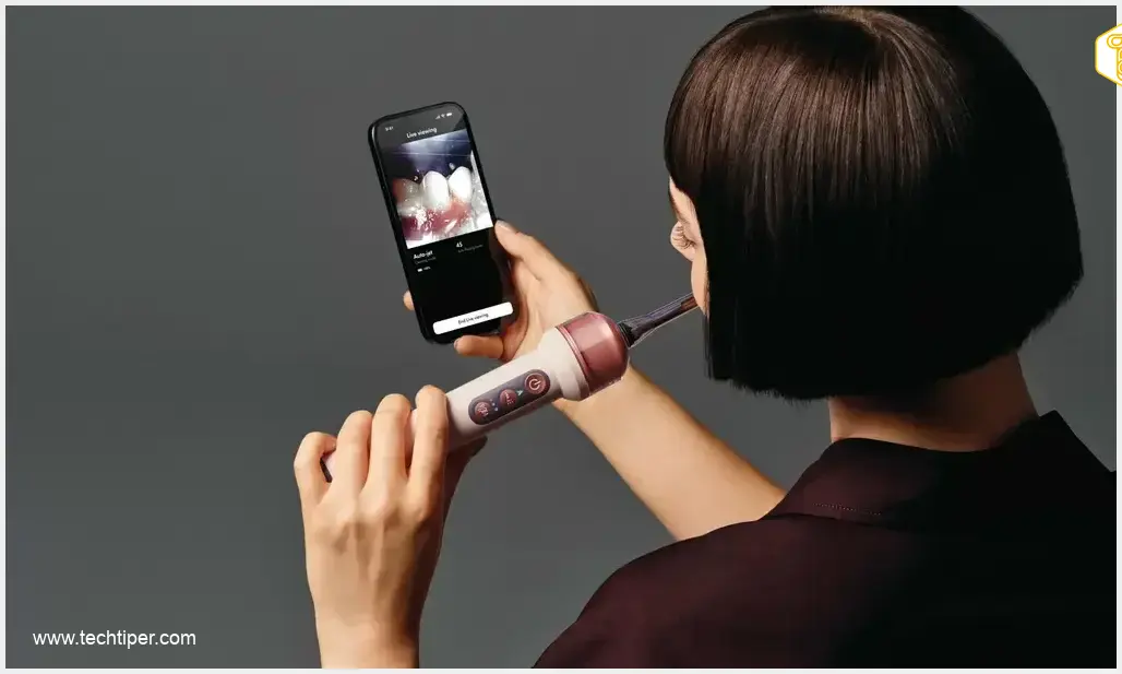 Image showing Dyson CameraJet toothbrush