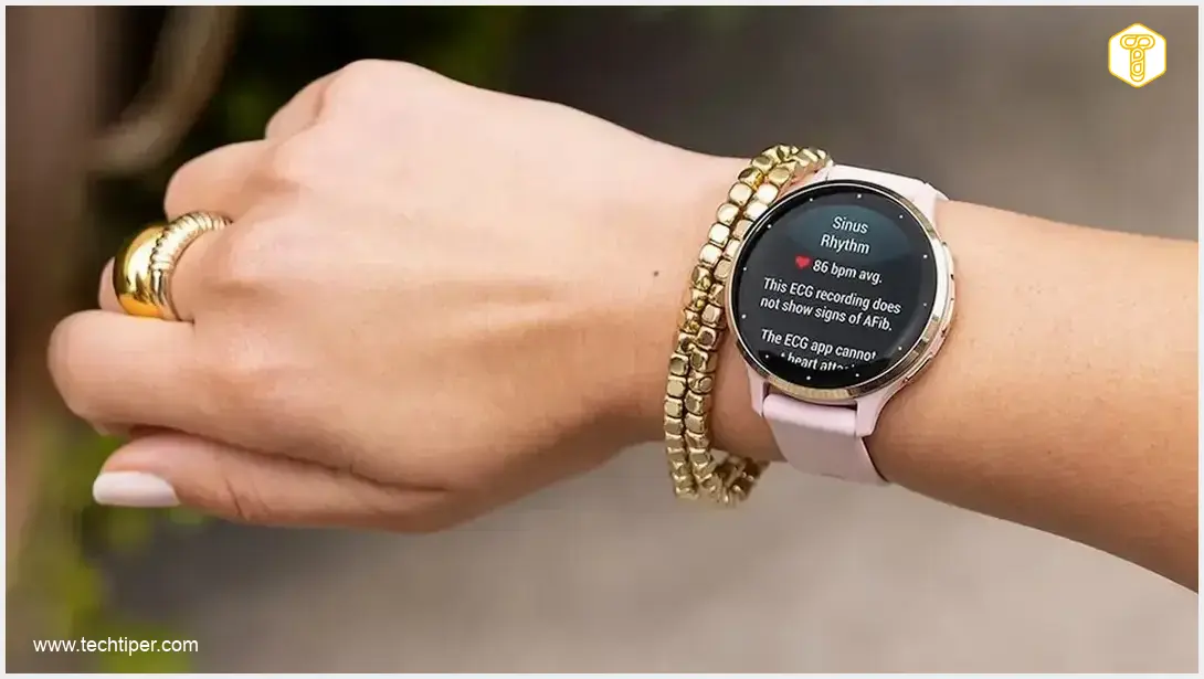 Image showing Garmin smartwatch showing update