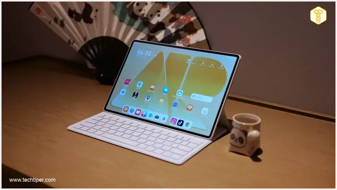 Image showing Huawei MatePad Air Tablet and Keyboard