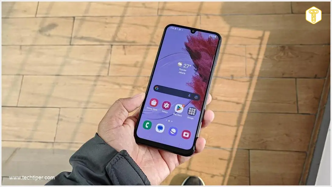 Image showing Smartphone displaying augmented reality features like AR Doodle or Quick Measure
