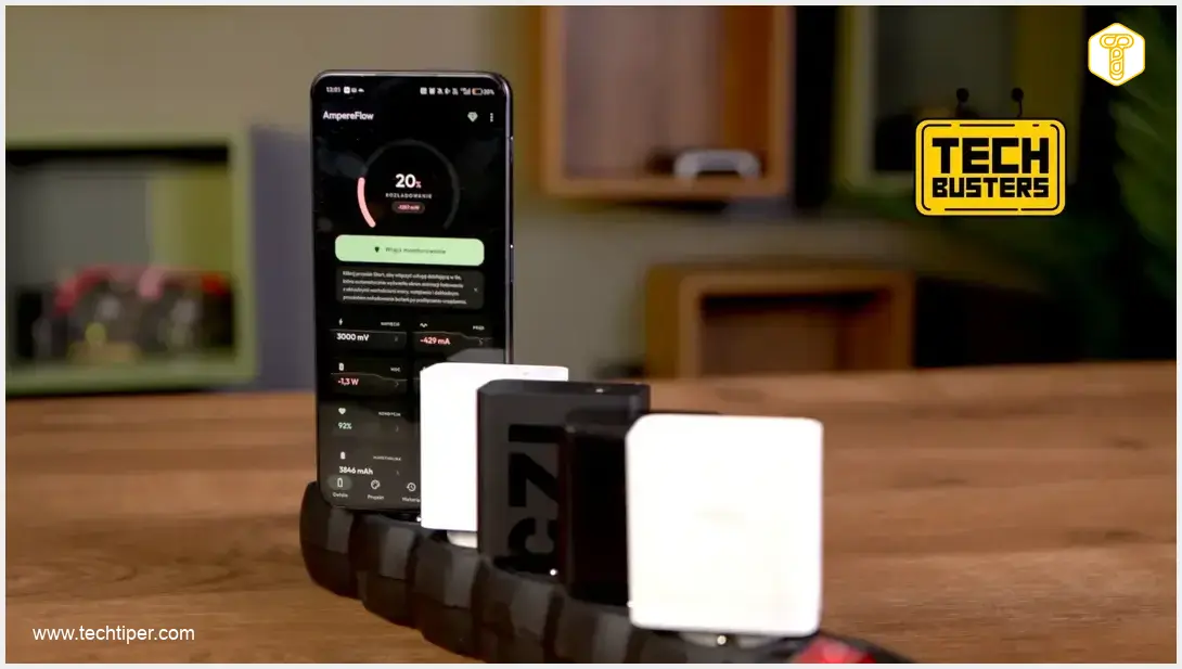 Image showing Smartphone Charger Wattage Test