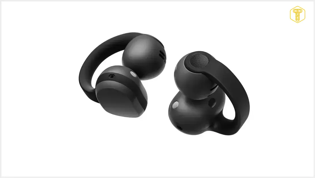 Image showing Samsung Galaxy Buds On Open-Ear Earbuds in Use