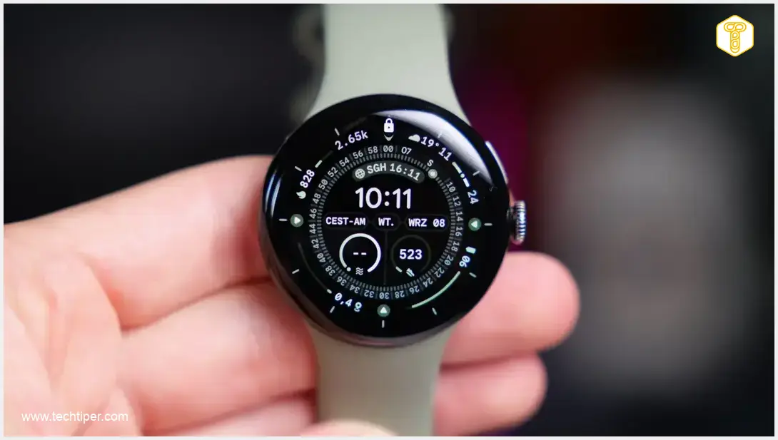 Image showing AI-Generated Watch Faces on Smartwatch Display